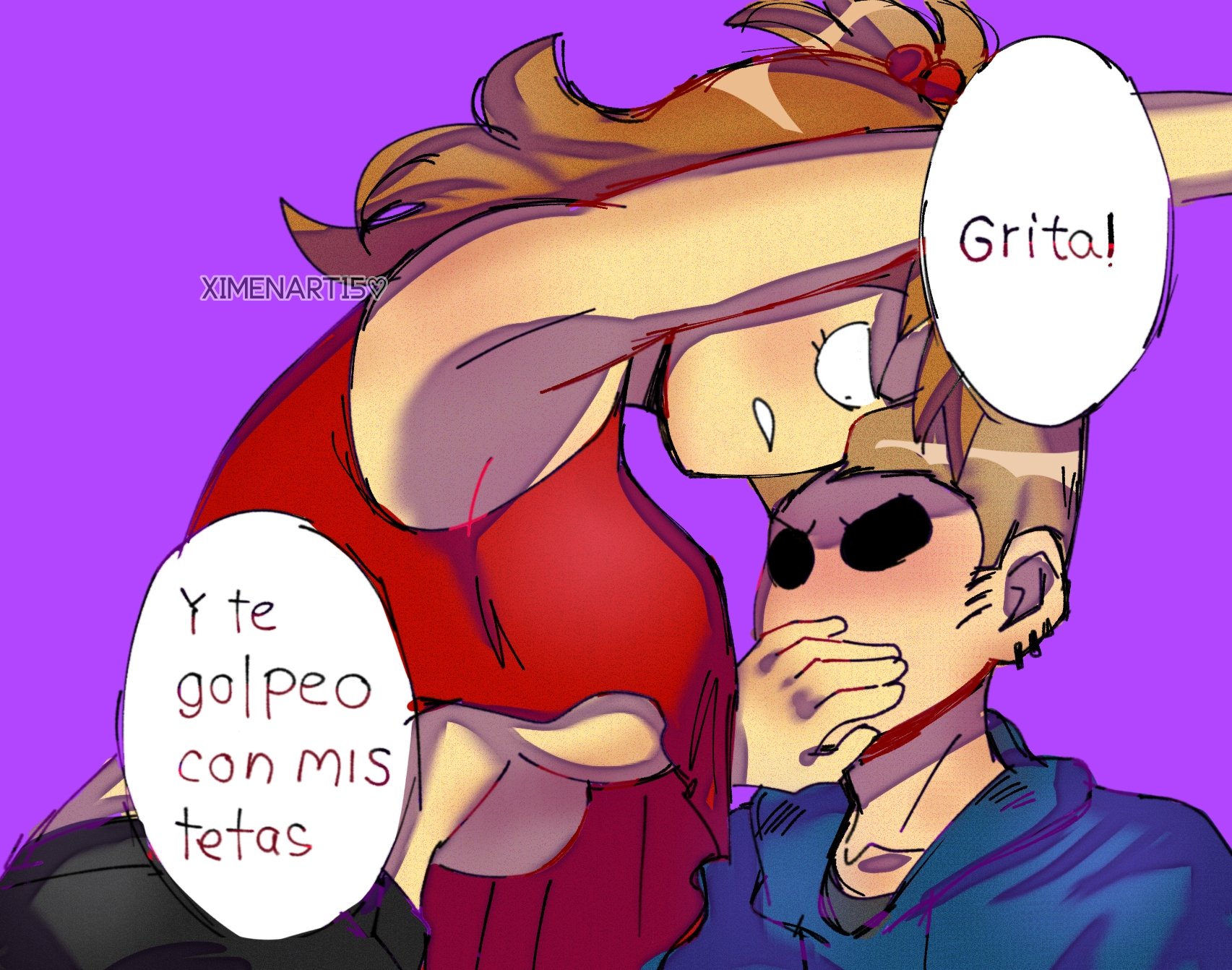 ✨️Ximenart15✨️(COMMISSIONS OPEN) on X: MATT 💜💜 :D #eddsworld   / X