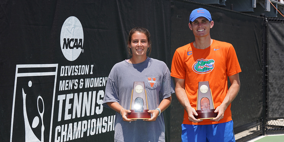 ICYMI | Emma Navarro &amp; Sam Riffice earned wild cards into the 2021 <a href="/usopen/">US Open Tennis</a> singles draw after their respective NCAA Tennis Championship victories!