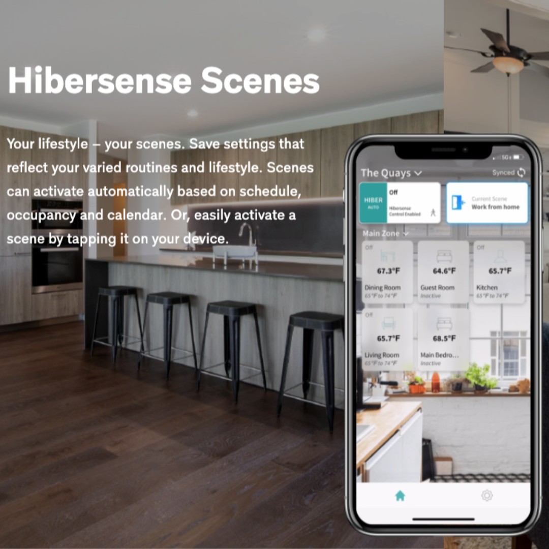 Hibersense Scenes offer personalized comfort control all day, every day. Activate your scenes by occupancy, schedule or both! Check it out.
ow.ly/wyw750FTCqM