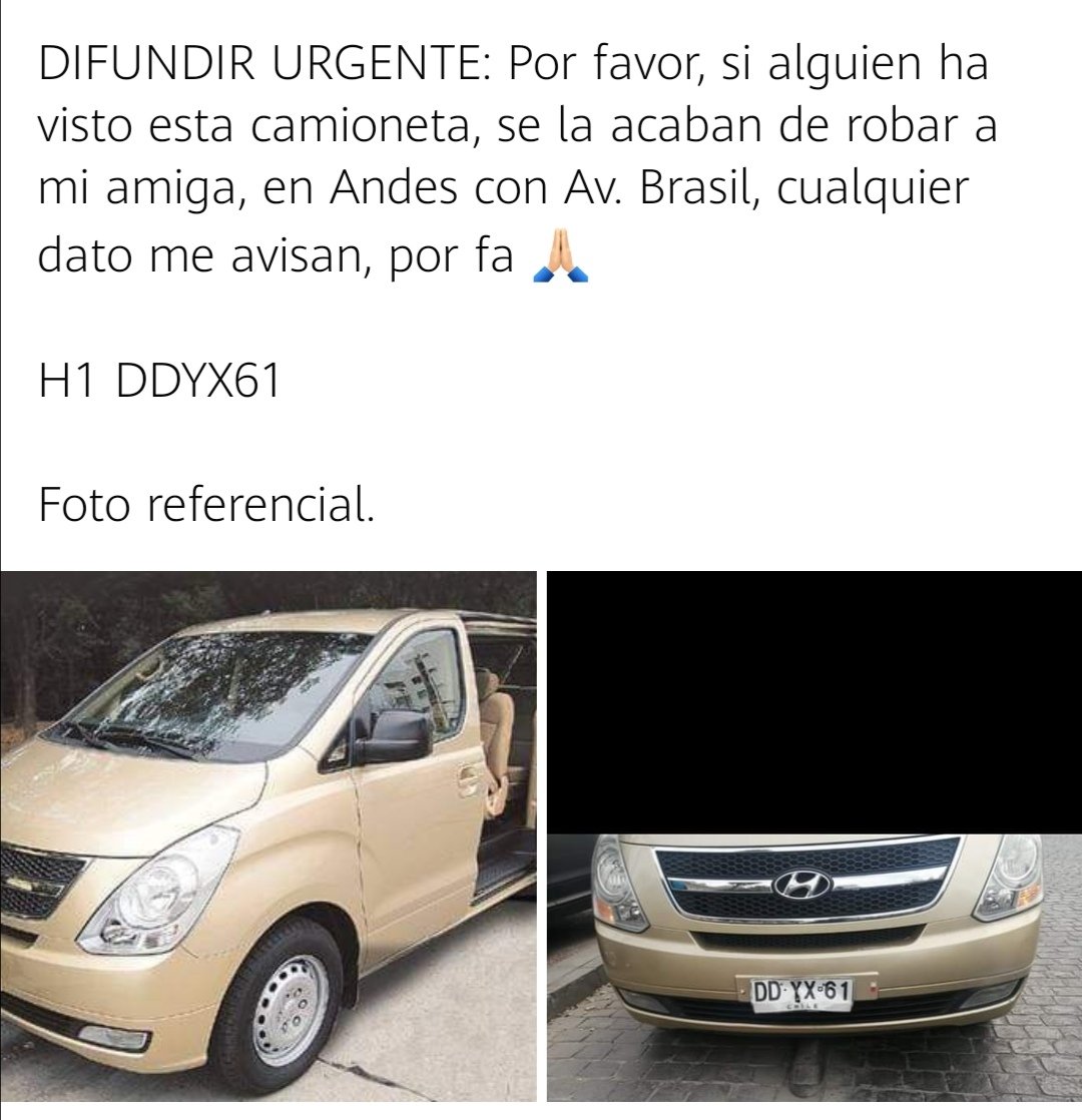 Poxvirus's tweet photo. @Puntoencargo favor estimados su ayuda con el robo de mi vehiculo anoche https://t.co/pqCYbXrF9Z