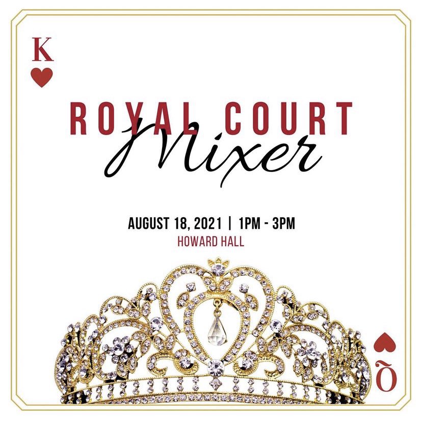 Join the Howard University Royal Court today, at Howard Hall, for the Royal Court Mixer! Howard Hall is located between the School of Social Work and the Administration Building! Very excited to meet you all! See you all at 1 PM !!❤️💙👸🏾🤴🏿