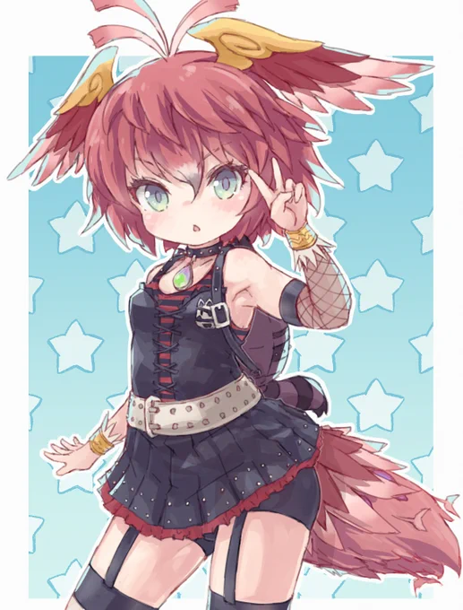 私服のスザクちゃん🐦って、ええと😈小悪魔的だなって思いますよね!!?(言葉を選びつつ #けものフレンズ 