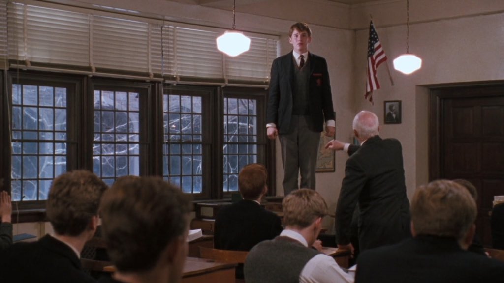 wispofsilk's tweet photo. dead poets society (1989) https://t.co/mnqRm8Qkgs
