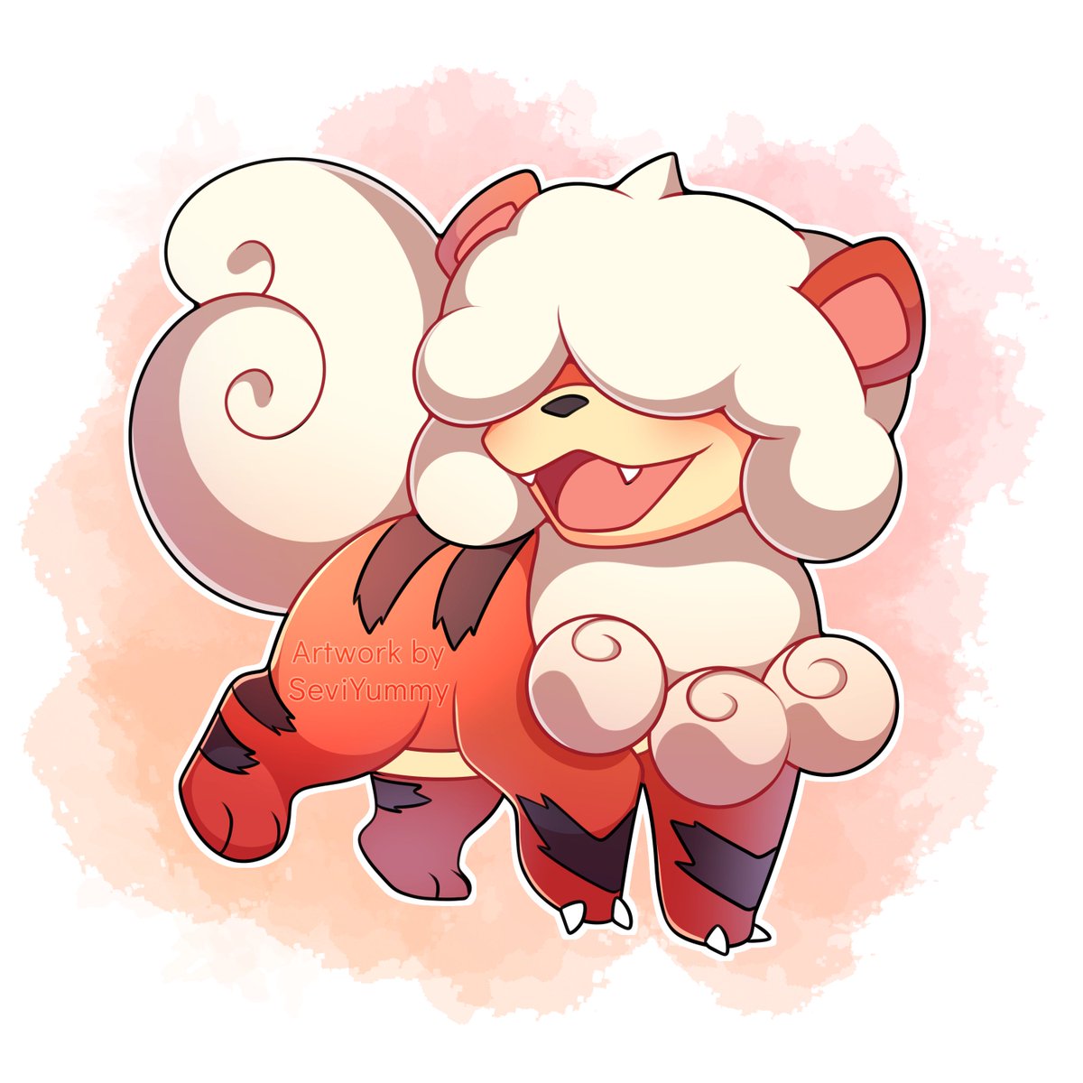 Have you seen #PokemonPresents yet?
Hisuan Growlithe is adorable, I couldn't resist drawing this good boy!

#hisuangrowlithe #hisuan #growlithe #PokemonLegendsArceus