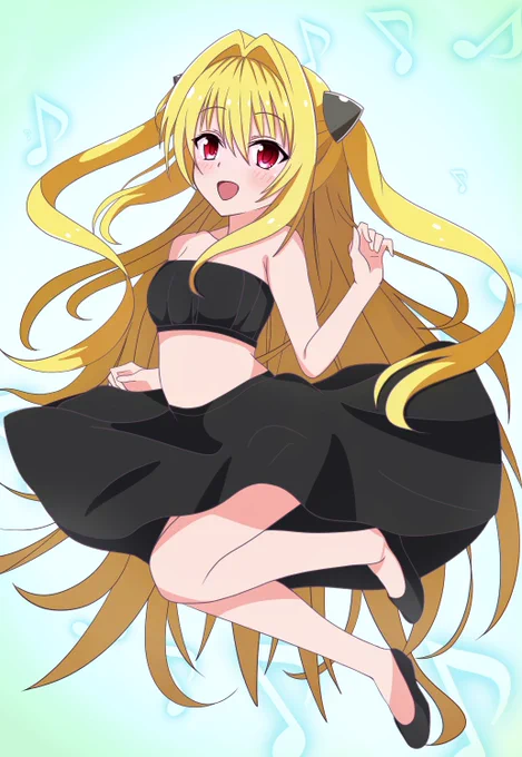 #金色の闇
#ToLOVEる  
毎日ヤミちゃん描けたら描く18日目
 
キャハ!って感じで 