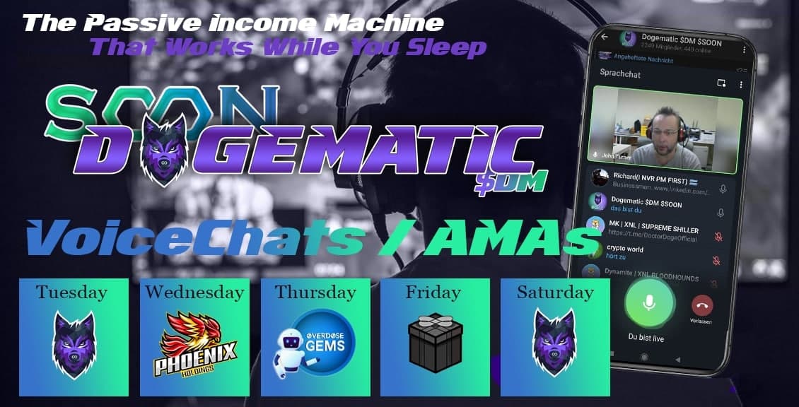 dogematic_'s tweet photo. @Phoenixholdings and https://t.co/GUZ0aFKUYL will be having an ama at 9pm UTC on August 18th 

2 Lucky winners will be awarded whitelist and 2 lucky winners will get 2 x 50$ Dogematic token airdrop

MAKE SURE YOU JOIN!! https://t.co/U5VXowwy68