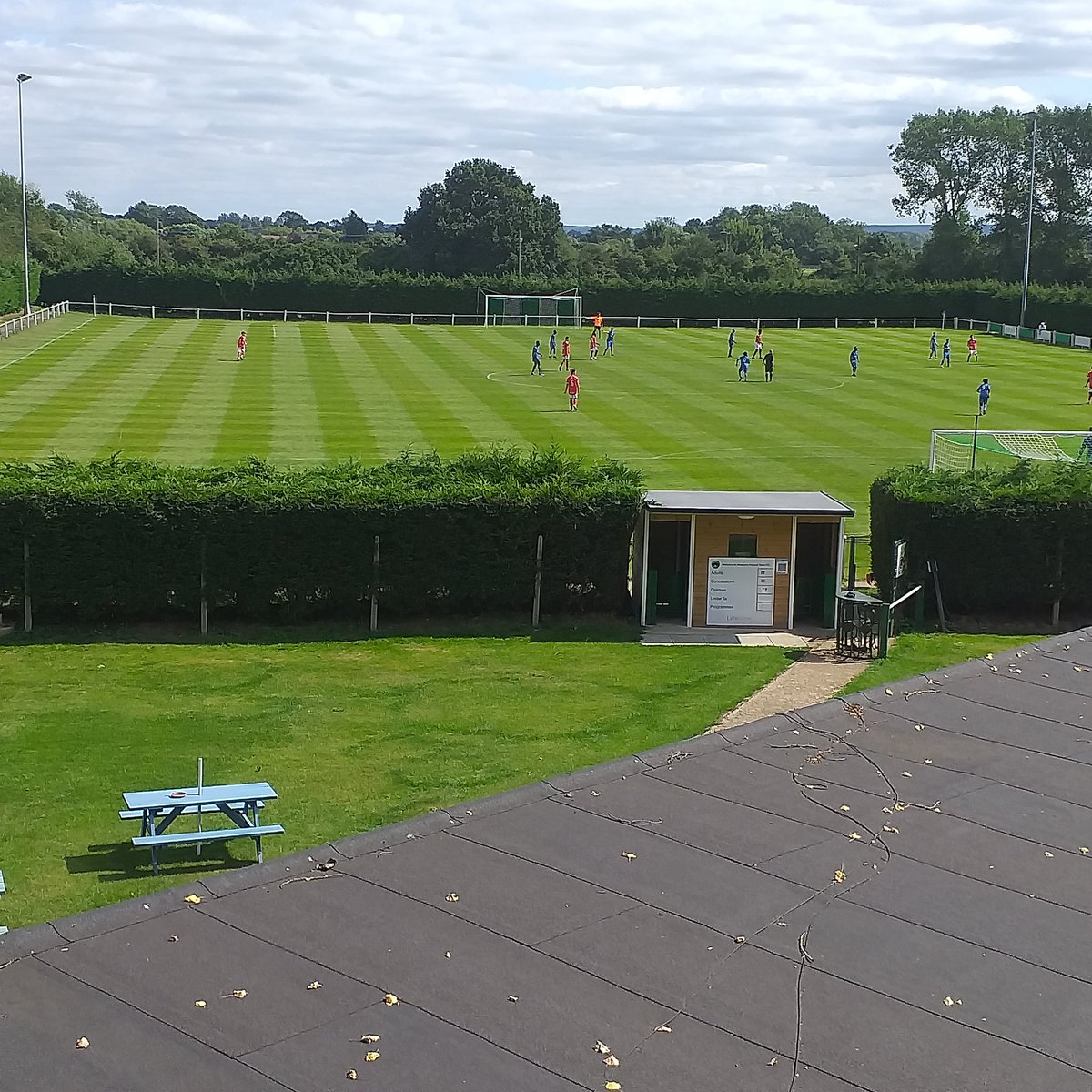 harroldmelvin's tweet photo. @nptfc academy team entertaining Solihull Moors in a pre season friendly. Nice day for it https://t.co/jGA1iQWESK
