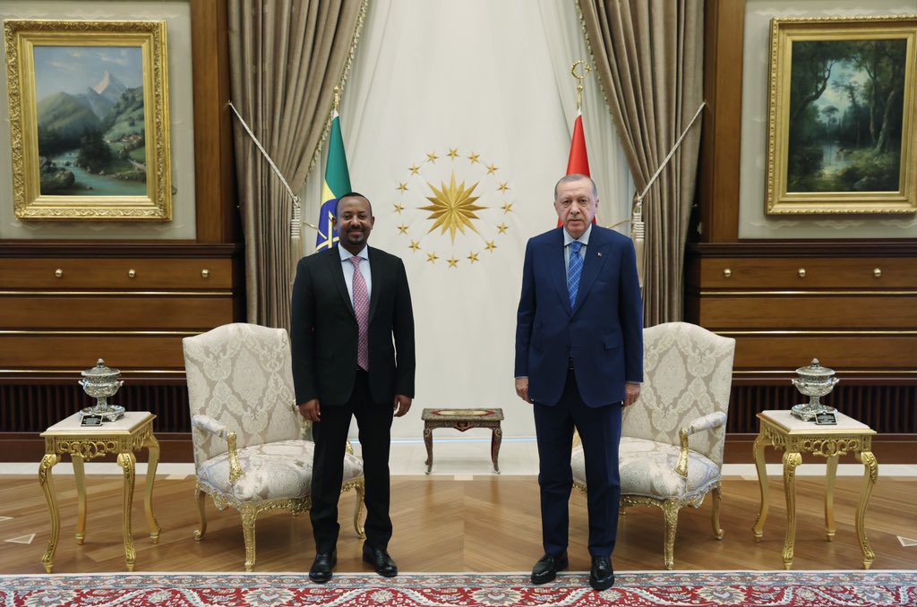 Ethiopian PM Ahmed Ali at the Presidential Complex tccb.gov.tr/en/news/542/13…