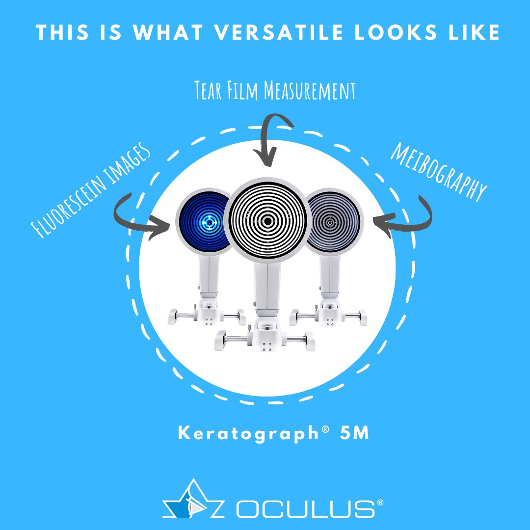 CRSToday's tweet photo. The OCULUS Keratograph® 5M is your all-inclusive topographer and dry eye diagnostic platform. However, at #OCULUS, we understand that you might not need another #topographer but do need a great dry eye diagnostic tool. Visit https://t.co/1vOO8c8NZc to learn more. https://t.co/iULKzgpyiG