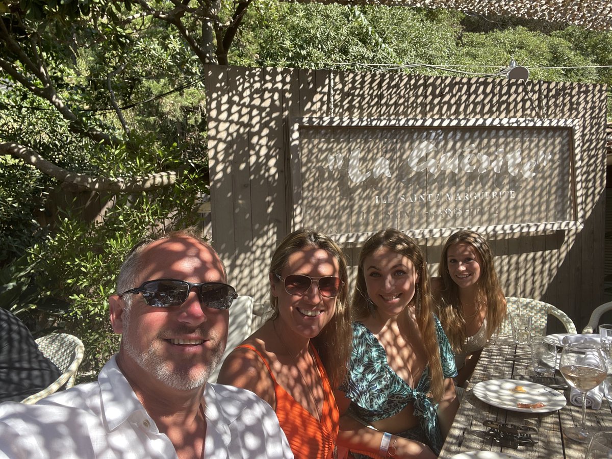 Great to be back here ⁦⁦⁦<a href="/la_guerite/">La Guérite Cannes</a>⁩ with the family.   Special times.