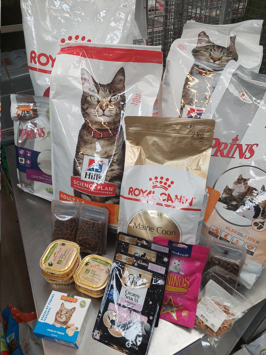 SAZ_katten's tweet photo. #petsplace Amstelveen heeft een mooie donatie voer gebracht. Dank je wel! Super #blij mee! https://t.co/4yToMVU5JB