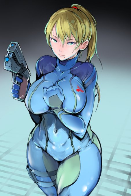 水曜はファンアートのコーナーです!
今回はメトロイドよりゼロスーツのサムスです! 