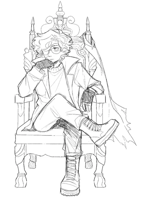 wip don't rt) awooooiga a throne will always await a king 