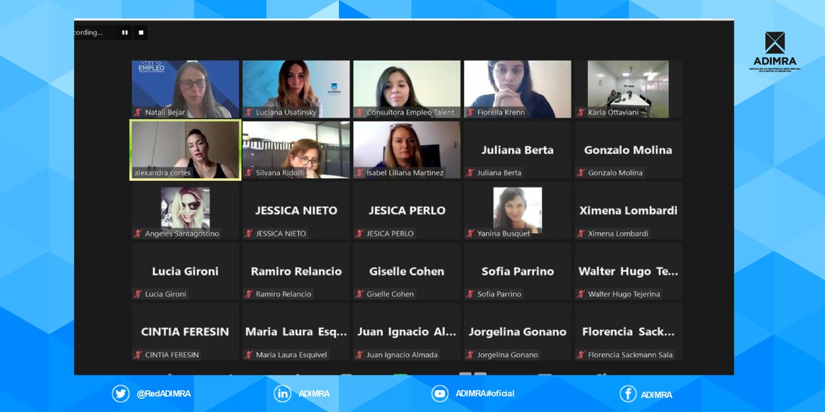 redadimra's tweet photo. 🙌Ayer terminamos el 3° encuentro de la Capacitación de #ADIMRAEquidad: "Beneficiá a tu PyME promoviendo la perspectiva de género en el ámbito laboral". https://t.co/ns3cSFJtHw