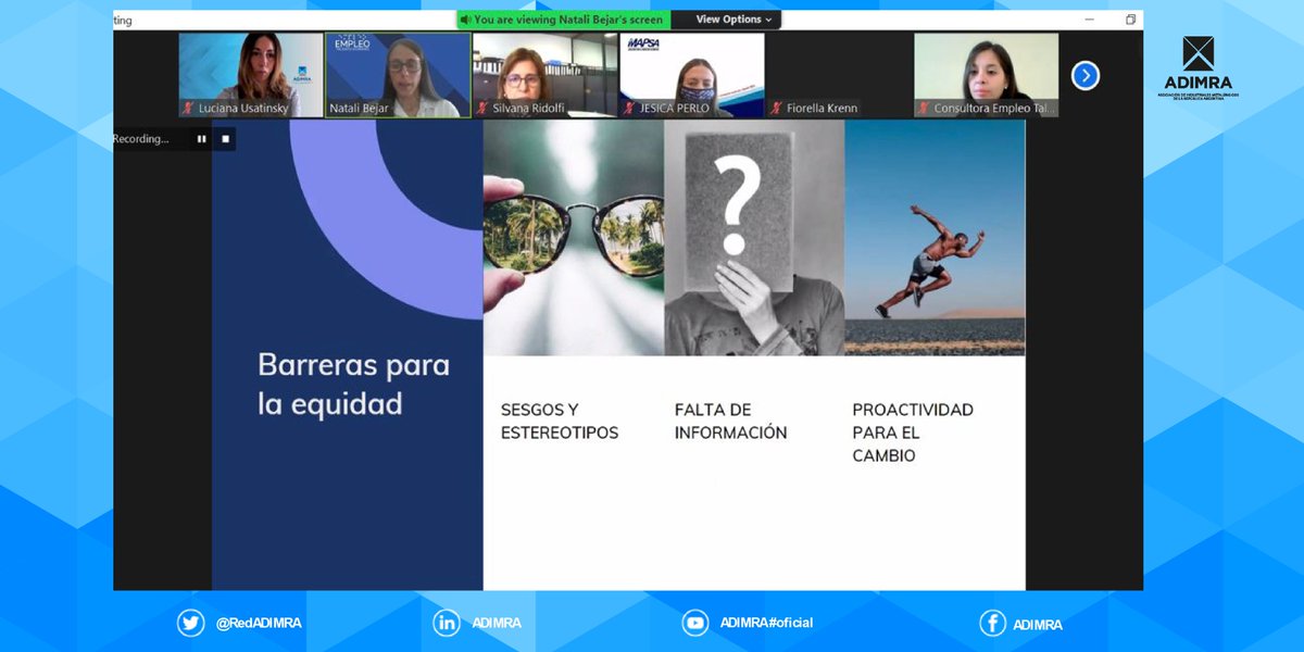 redadimra's tweet photo. 👌Conocimos cómo incorporar perspectiva de género en las políticas y prácticas de gestión de Recursos Humanos, a través de programas de capacitaciones, rediseño de puestos de trabajo y procesos de selección de personal. https://t.co/JnbCnR0bkQ