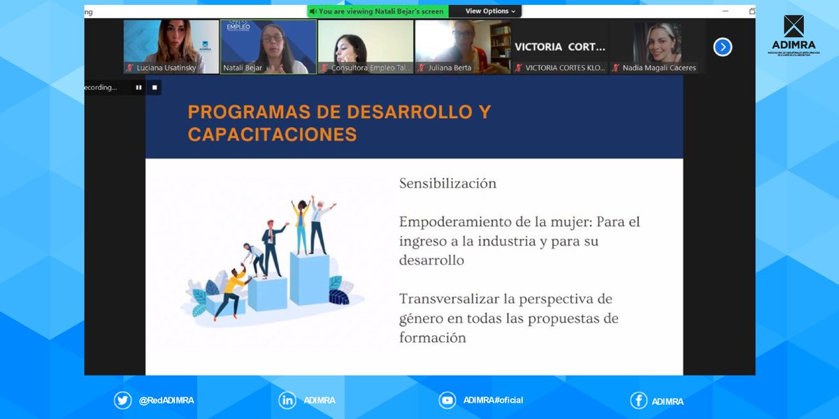 redadimra's tweet photo. 💪Reflexionamos sobre cómo los sesgos, estereotipos y falta de información interfieren en nuestras acciones diarias. Compartimos videos y experiencias, y nos enamoramos de la frase: “No le pongas género, ponele talento”. https://t.co/SCF9CCK71E