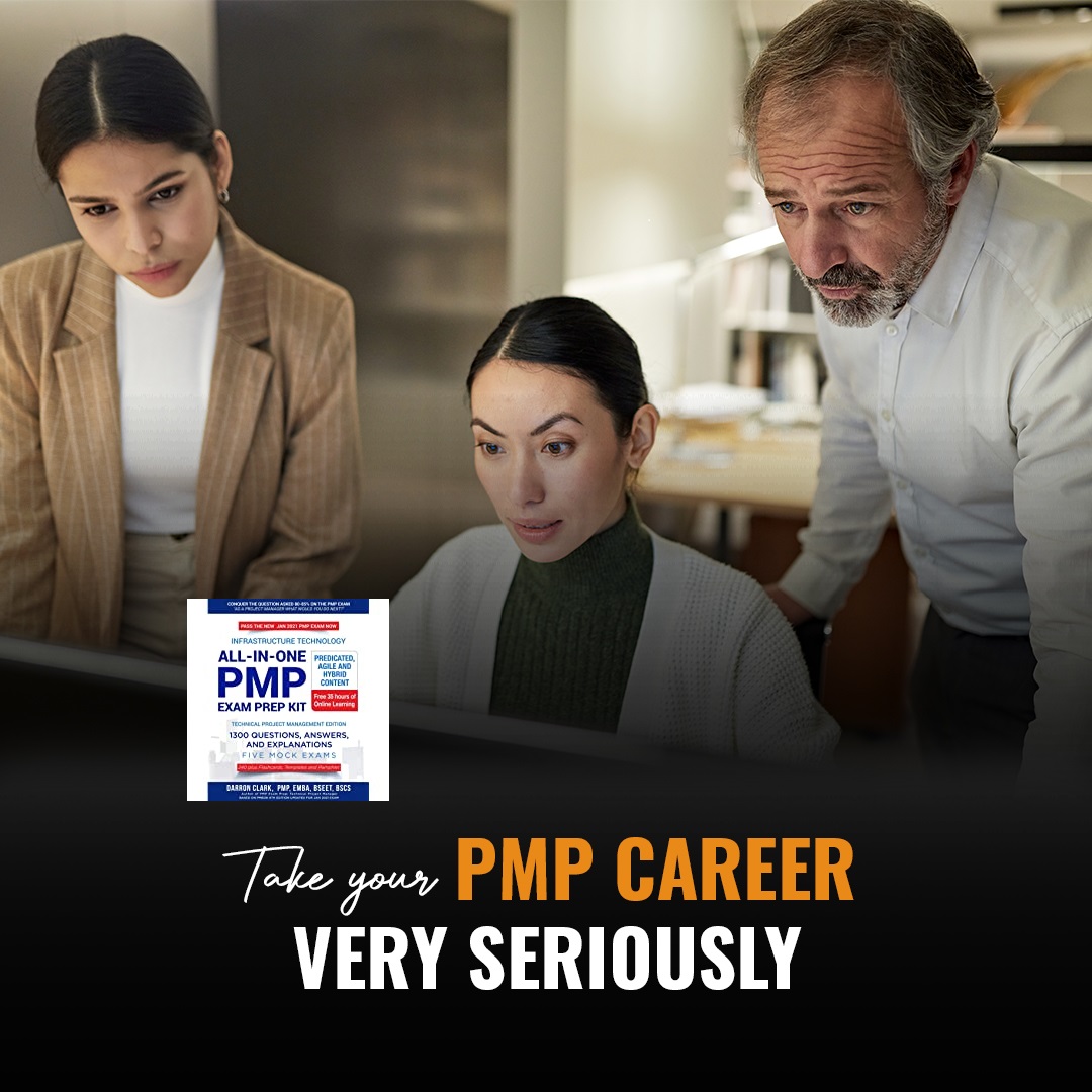Pass the PMP ON YOUR FIRST TRY - Take Your PMP Exam very seriously

-1300 questions
-5 mock exams
-240 flashcards
-Earn 35 PDUs
-Free online course

- Passed on the first try ~Remy LeClair ★★★★★
ow.ly/8SWR50FRUQ9

Buy now
ow.ly/n8hC50FRUQ7