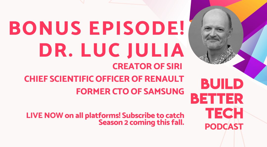 BuildBetterTech's tweet photo. We're live with a bonus episode on all podcast platforms! The necessity of listening to the weird guys, using discomfort to spark innovation, and the fatal flaws of "big data". Plus: what does Siri have to teach you about flirting in nightclubs?  

https://t.co/aTPfs5QWPp https://t.co/LdRSkj74qm