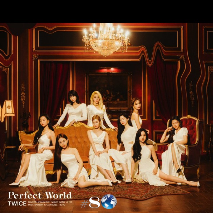 WORLDMUSICAWARD's tweet photo. Korean Superstar Girl Band #TWICE lands at #8 on the #UnitedWorldChart with their brand new Japanese album #PerfectWorld, selling 69.000 equivalent units in its 1st week!👏🇯🇵💿💥8️⃣🌎📈🔥👑👑👑👑👑👑👑👑👑 @JYPETWICE ://www.facebook.com/worldmusicawards/photos/4287440638003683 https://t.co/5WK8K1eMqg