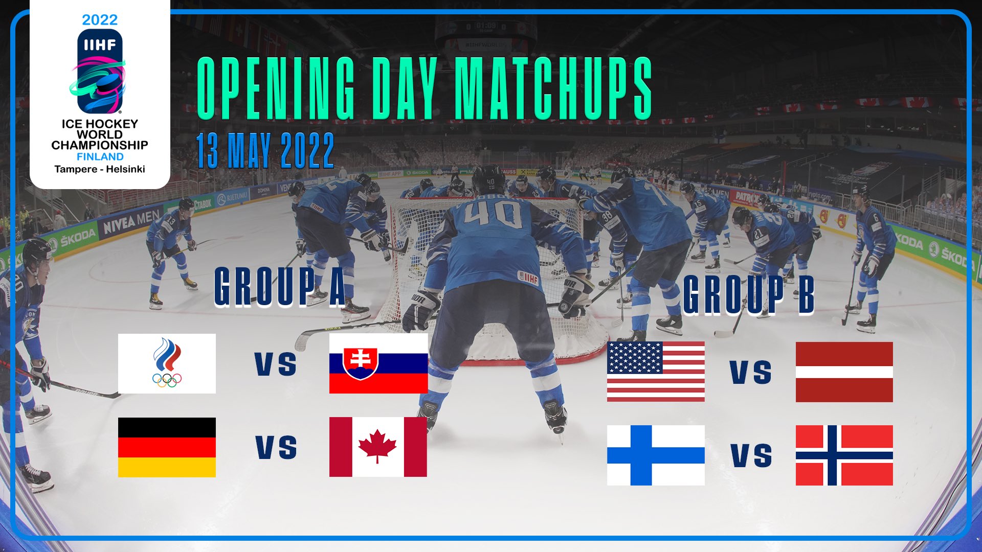Iihf 2022 Schedule Iihf On Twitter: "Hockey On The Mind? The 2022 #Iihfworlds In Finland Kicks  Off 13 May With @Russiahockey, @Hockeyslovakia, @Deb_Teams, @Hockeycanada,  @Usahockey, @Lhf_Lv, @Leijonat And @Norskishockey All On The Schedule. Full  Schedule