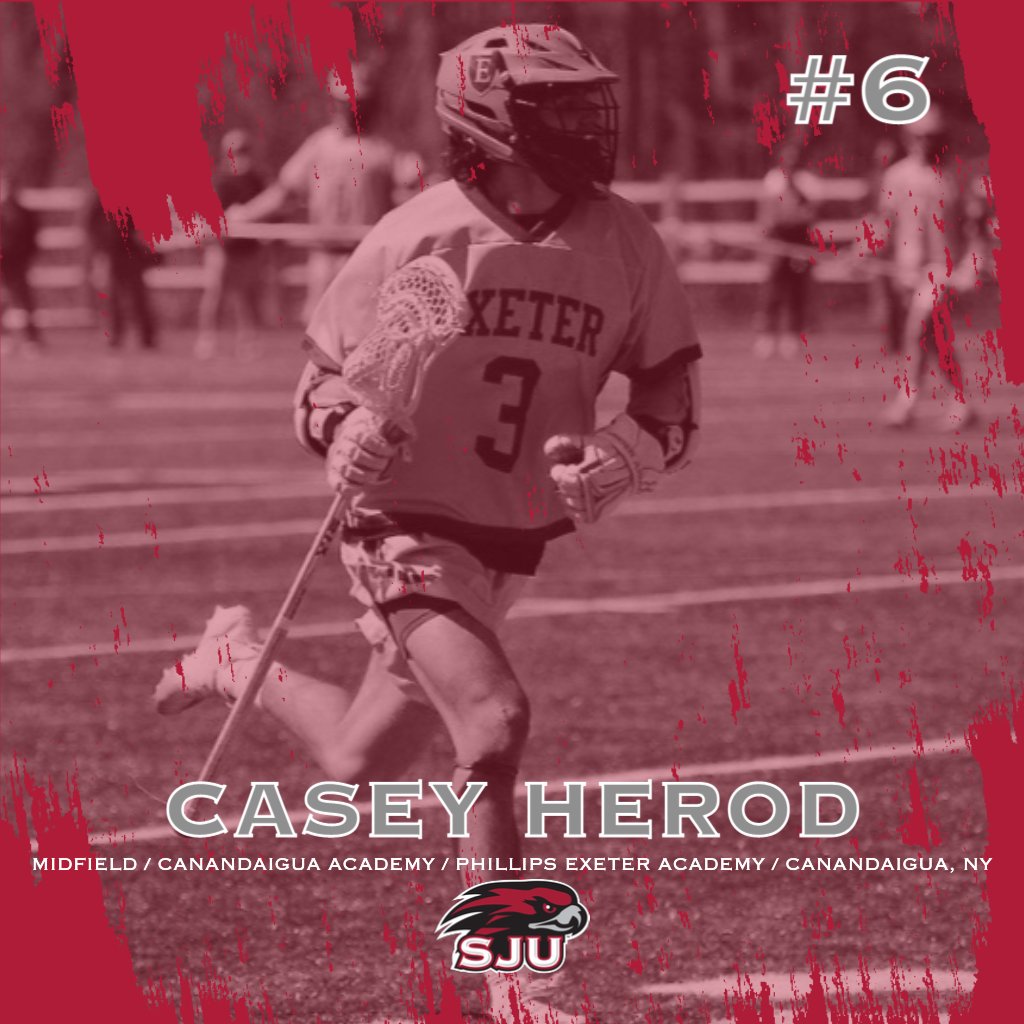 SJUHawks_MLax's tweet photo. #6 Casey Herod
📚 @CABraves / @PhillipsExeter 
🏠 Canandaigua, NY
♣️ @HarvestLacrosse https://t.co/H8FChAuPTd