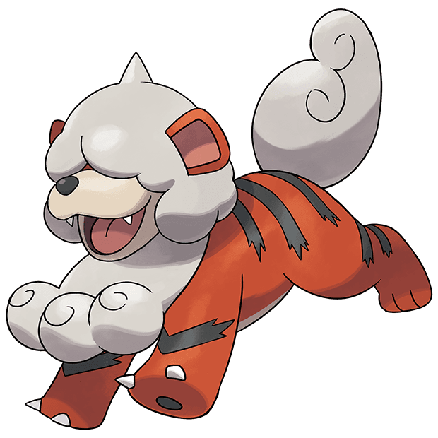 ポケモンレジェンズアルセウス攻略まとめ ガーディ ヒスイのすがた タイプ ほのお いわ ヒスイ地方でみられる姿の ガーディ 体毛はこれまでに発見されていたものよりも長い 岩でできたツノは欠けやすいため ここぞという場面でしか攻撃には用いない