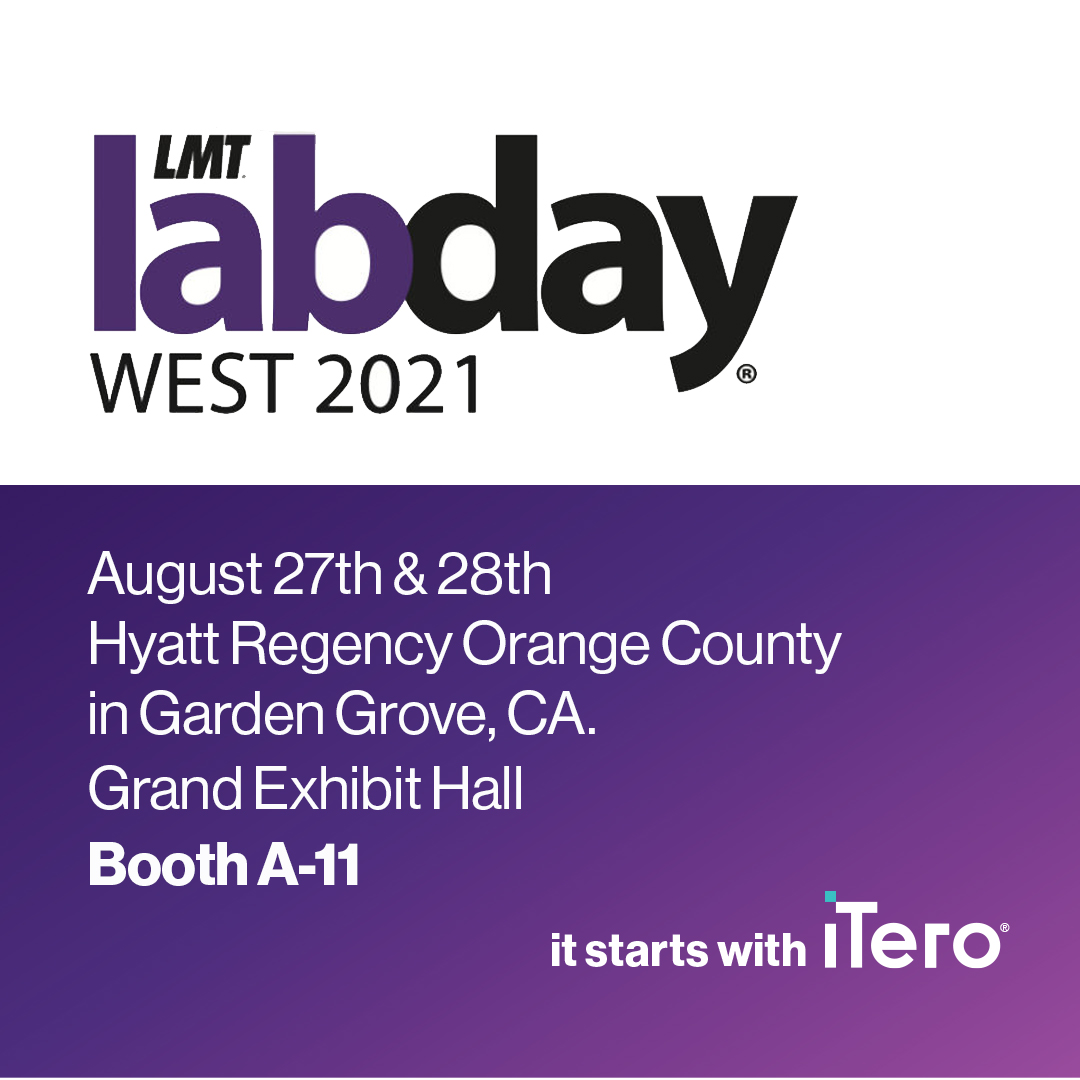 iTeroScanner's tweet photo. Are you attending #LabDayWest? Stop by Grand Exhibit Hall Booth A-11 to demo the iTero Element® 5D Plus imaging system and say hi to the iTero® team!
#LMTLABDAY #LabDayWest2021 #iTero #AlignTech https://t.co/8xpmIfTOBp