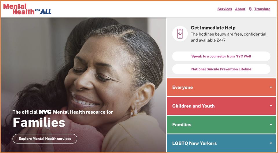 NYCHealthCommr's tweet photo. We all have experienced or know someone who faced a mental health challenge during the pandemic. That's why NYC has launched Mental Health for All — a central hub where every New Yorker can find mental health resources for themselves and their loved ones: https://t.co/7j2kzEenqJ https://t.co/I9l8dSt86r