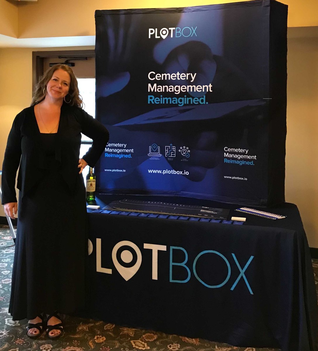 Plotboxio's tweet image. PlotBox are pleased to be part of the WCCFA  &amp;amp; @theWSFDA Death Con 2021. Feel free to stop by our booth for a chat with Heather Lenehan!

#WCCFA #WSFDA #Washington #WashingtonCemeteries #FuneralDirectors #Leavenworth #PlotBox #CemeteryManagementReimagined
