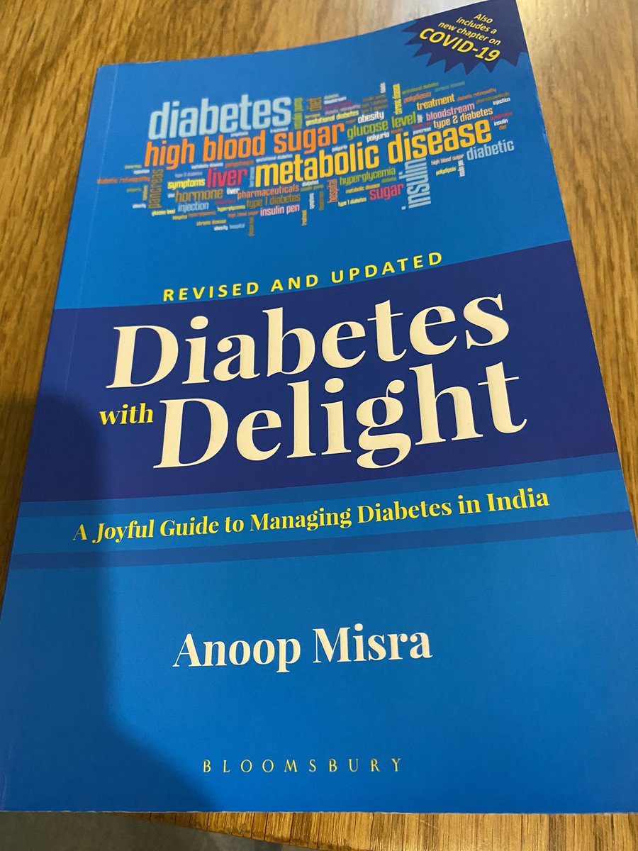 Dwari1008's tweet photo. Got #Diabeteswithdelight by Doctor saab @docanoopmisra ! So kind of you sir to send the signed copy to me ! I hope to use your expert advise and insights to manage my diabetes well ! 🙏🙏🙏 https://t.co/k4nRazWvo8