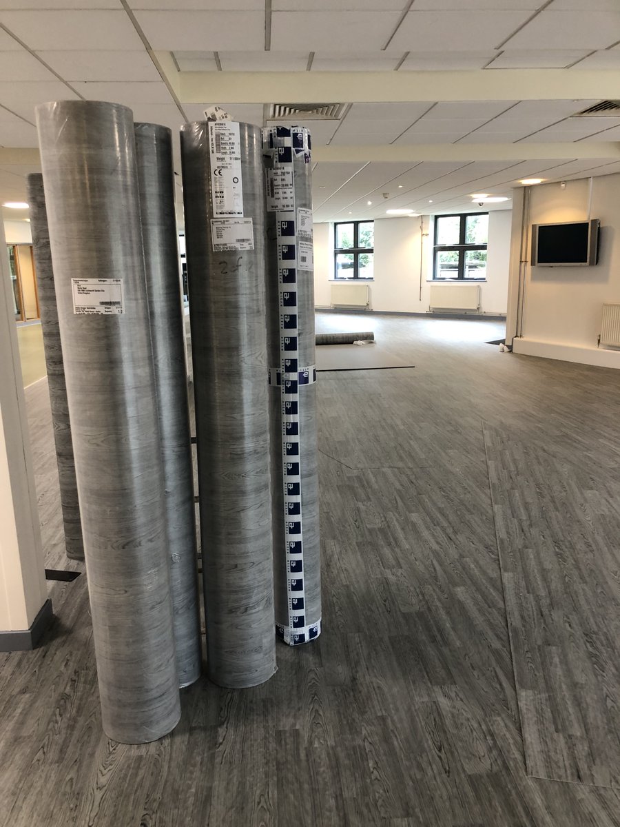 Middxflooring's tweet photo. @Middxflooring  install the stunning @AltroFlooring  'Wood Adhesive Free' vinyl sheet in the canteen at @lambethacademy time for the new academic year

Quick installation, amazing visual and expert fitting by the @Middxflooring team

#altro #adhesivefree #vinylflooring #flooring https://t.co/Yb0bAR2EGy
