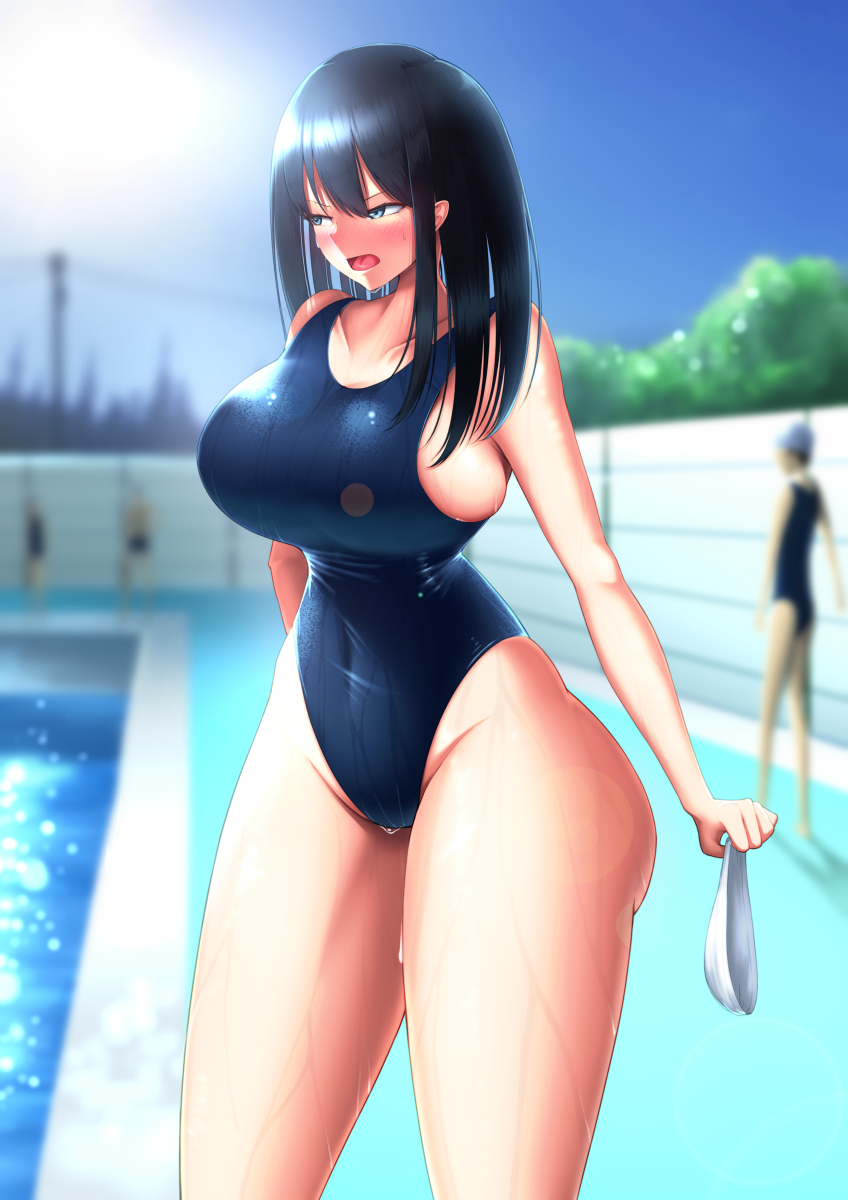 パンパンなスク水で注目を集めてしまう瑞貴ちゃん #オリジナル #女の子 #爆乳 #おっぱい #JK #スクール水着 #スク水 #太もも #横乳 https://t.co/ec9WmDkGxp 