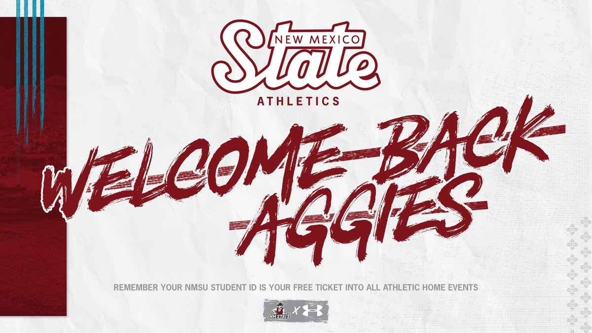 Welcome to the Fall 2021 semester Aggies 🤠

Go to class and come to games‼️

#AggieUp || #NMState