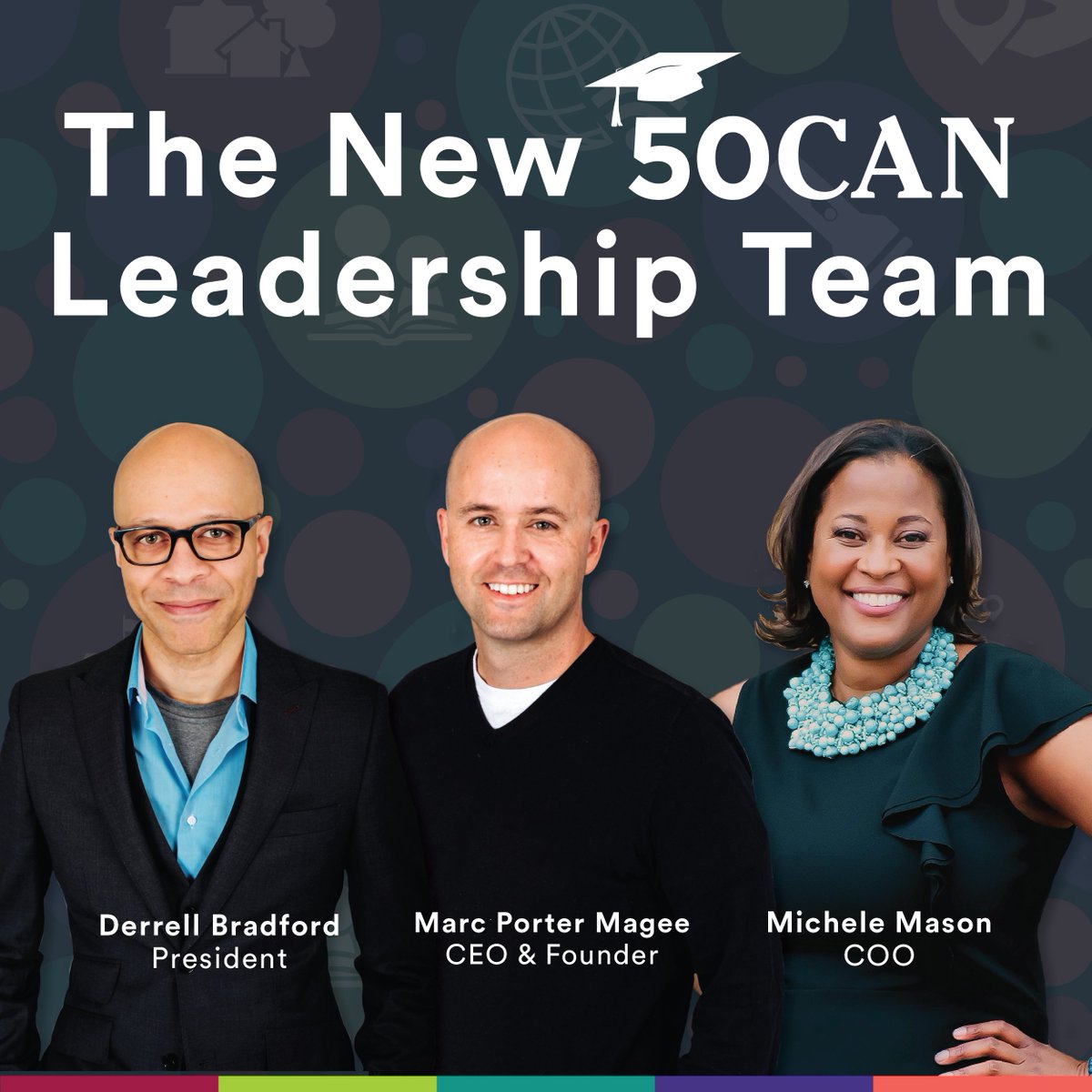 Today, we're excited to announce our new leadership team by welcoming Michele Mason (<a href="/MMasonmichele/">Michele Mason</a>) as Chief Operating Officer. Learn more about Michele and celebrate with us here: 50can.org/blog/the-new-5…