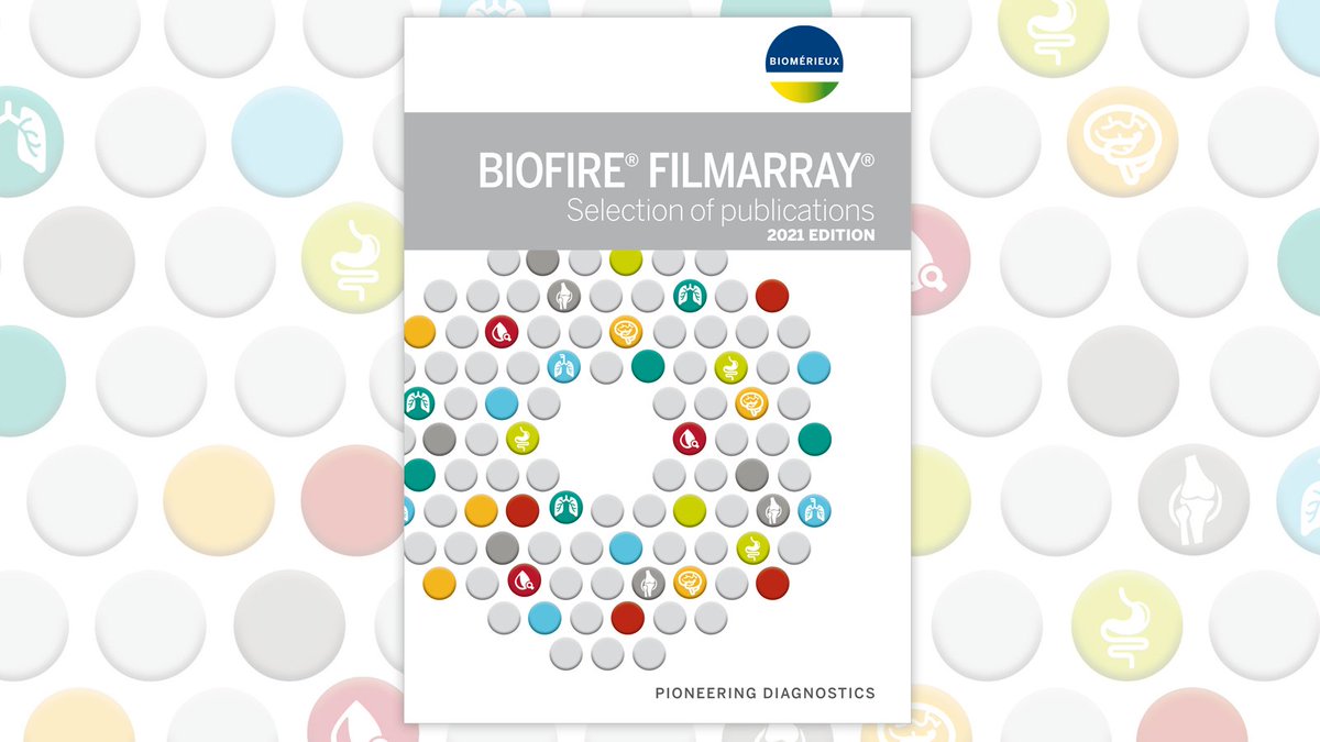 biomerieux's tweet photo. What’s new about BIOFIRE® #SyndromicTesting in 2021❓
📝 The latest edition of our Selection of Publications is available!
Check it out! ➡️ https://t.co/bHSZbUe3Dp
#MultiplexPCR #DiagnosticsIsPower
@BioFireDX https://t.co/XbQezmw4hV