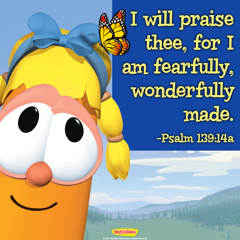 VeggieTales's tweet photo. God made you special and He loves you very much. https://t.co/CmIV3Us3cr