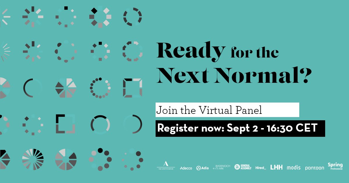 Remote Work? It’s time for leaders to think beyond the location of workers to future-proof their business. Join us for the LIVE launch of our latest research on the future of the workforce with our CEO @Alain Dehaze Let’s #ResetNormal adeccogroup.com/future-of-work…
