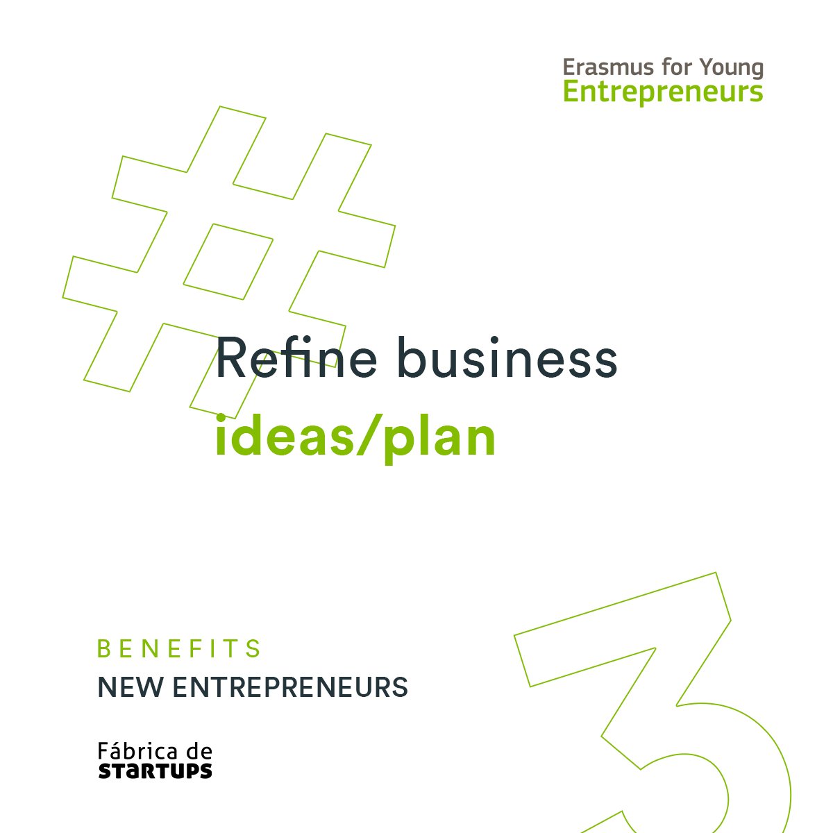 FabricaStartups's tweet photo. If you are a new entrepreneur, apply to Erasmus for Young Entrepreneurs and get access to a range of benefits. These are just a few of them.
Find out more about this exchange program here: https://t.co/RZxLa4JjqS
#fabricadestartups #fabstart #eye #entrepreneurship #startups https://t.co/mvCXcHYsuP