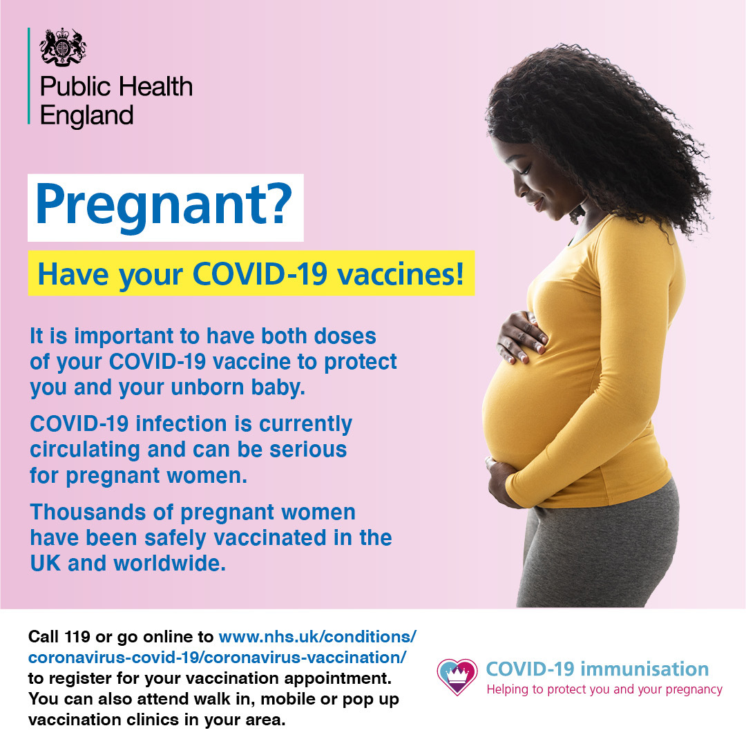 LPTnhs's tweet photo. Are you pregnant or know someone who is? It's important to have both doses of the Covid-19 vaccine to protect you and your unborn baby. Book your vaccine or attend a drop-in clinic: https://t.co/amDeTozwKY https://t.co/13vXMhJYBz