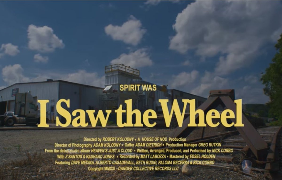 Watch my friends new music video! 

See if you can spot me im there ;) 

Spirit Was - "I Saw the Wheel" (Official Video) youtu.be/I5OgD8QDpjc