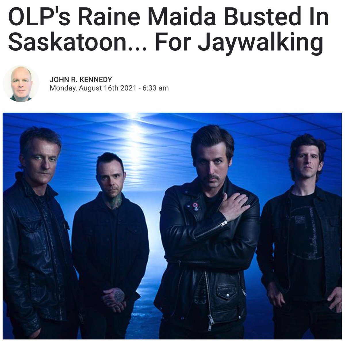 OurLadyPeace's tweet photo. This happened... 👀 https://t.co/dQP3bWX9ZH