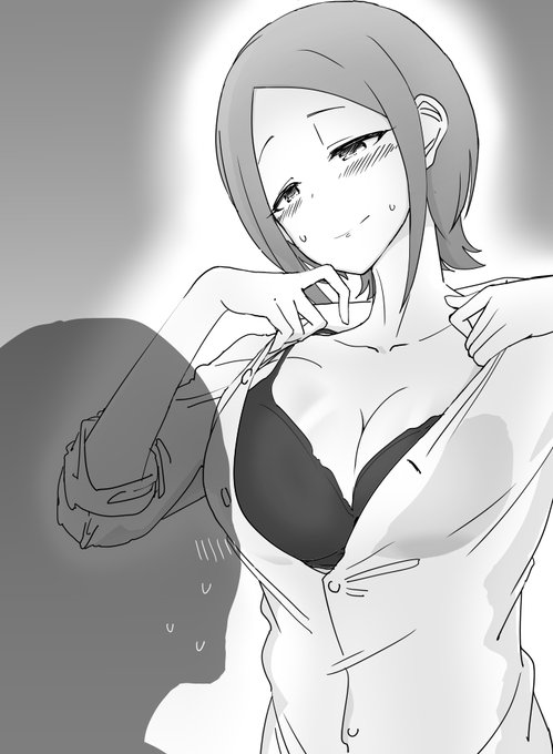 ファンボックスに『仕事に疲れて帰ってきたところをエッチに癒してくれるちょっと胸大きめ東郷あいさん』リクエストが来たので正義の心で描きました 