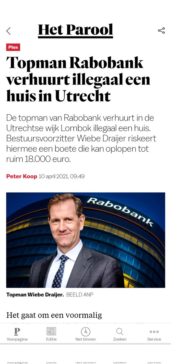 Zal deze man zijn rekening al zijn geblokkeerd vanwege maatschappij ontwrichtende praktijken #Rabobank