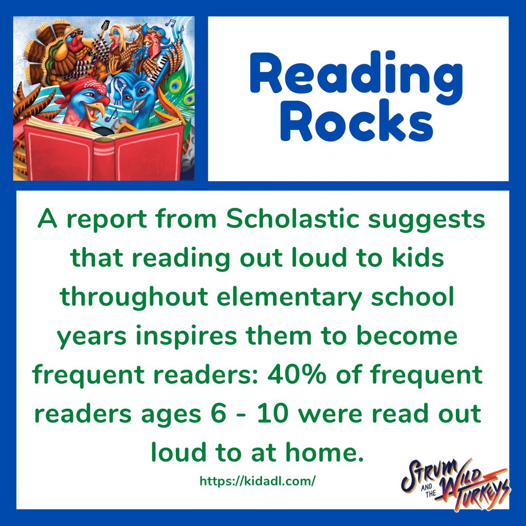 Did you know?? 
🦚📚💙🦚📚💙🦚
What story did you love listening to when you were growing up?                      
Read alouds are powerful. 
#readingrocks 
#strumandthewildturkeys #kidreader #kidswhoread #canadianauthor #kidlit #canadiankidlit #kidsbooks #kidsbookswelove #read