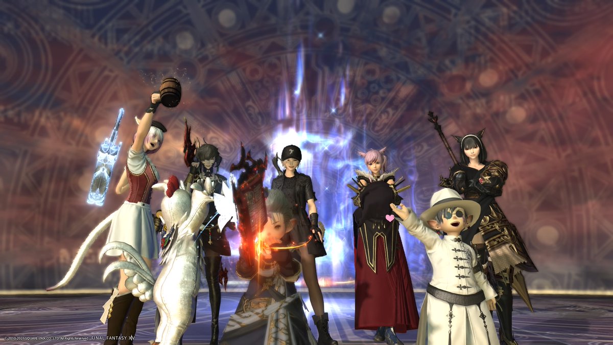 Lunatsuki_ff14's tweet photo. 完全未予習の再生編零式4層クリアしましたー(* ´ ꒳ ｀*  )
メンバーのみなさまに感謝！ https://t.co/e3FtOSJAuD