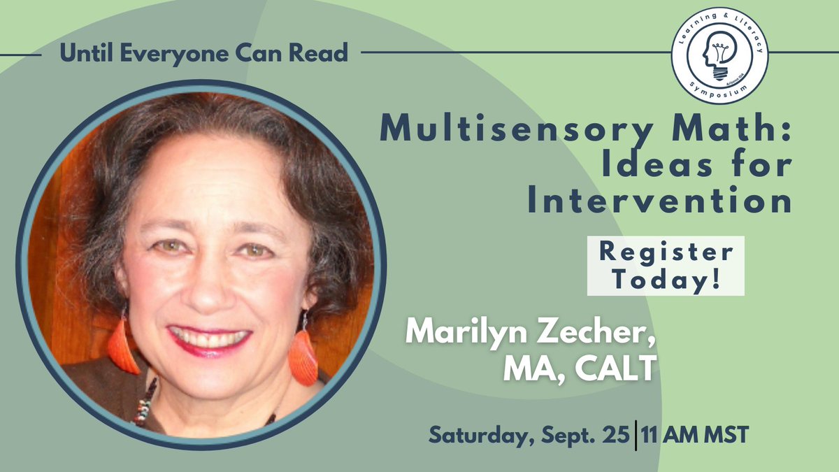 IDAArizona's tweet photo. Join us for a full day of Learning & Literacy on September 25th! Continuing Education Units will be available. Click the link in the Bio to learn more about the symposium and explore sponsorship opportunities.
#SayDyslexia #UntilEveryoneCanRead #MultisensoryMath #Dyscalculia https://t.co/4Pcljp5c6I