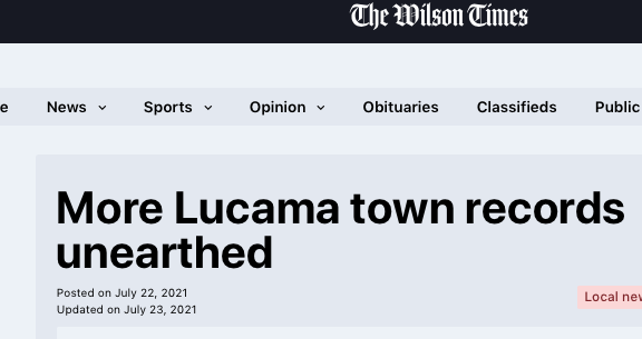 coreywrites's tweet photo. I'm glad other news outlets are reporting on Lucama's buried record scandal. But labeling your one-source story an exclusive when we broke this more than a year ago and published a deeper dive three weeks earlier is just a scosche obnoxious. #checkthetimestamps #localnewsmatters https://t.co/YZ2vRpcYcA