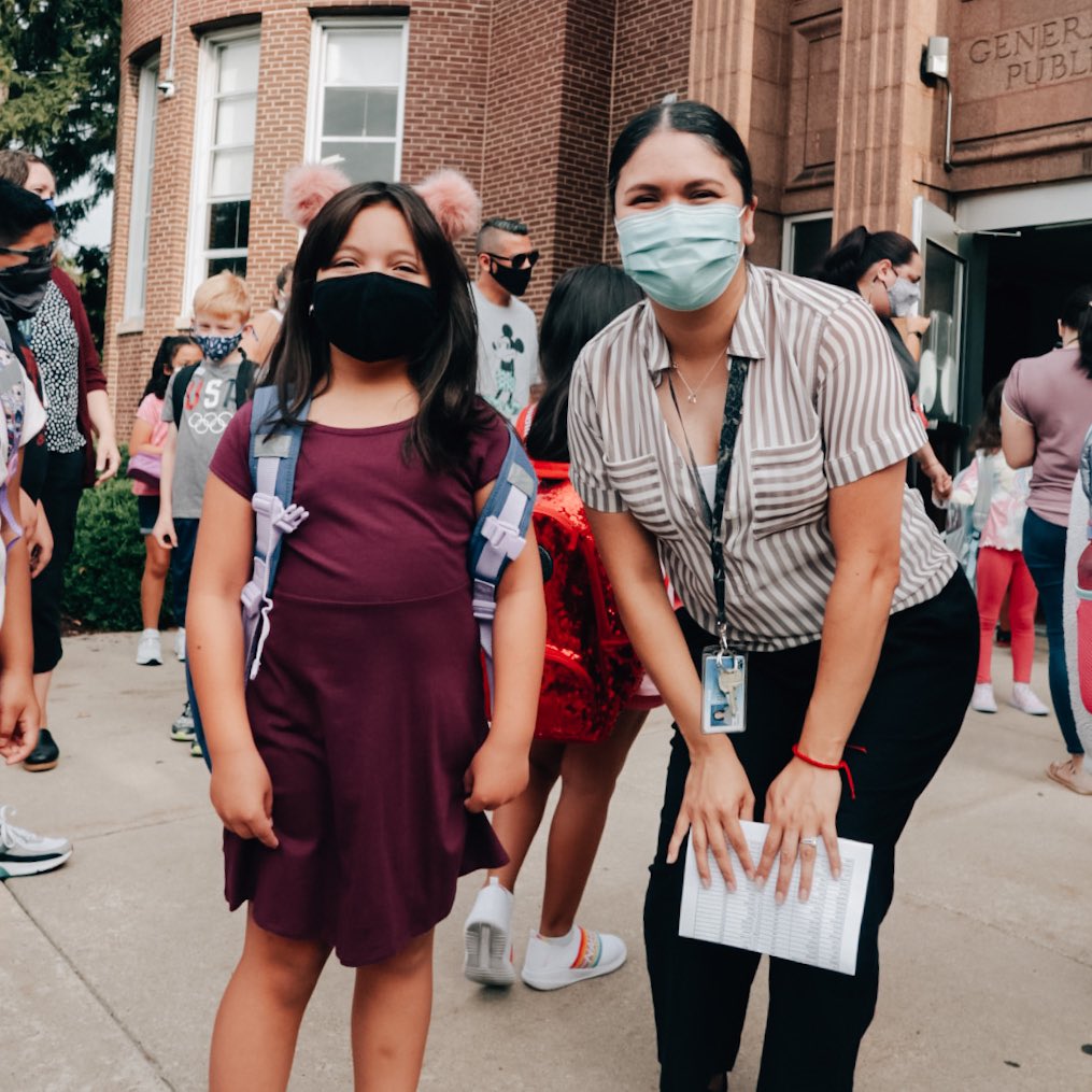 weourstory's tweet photo. Back to school happenings and happiness—shout out to @BerwynSouth100 and @PanthersD100 for an exciting day 1! https://t.co/1UDENbDpD7