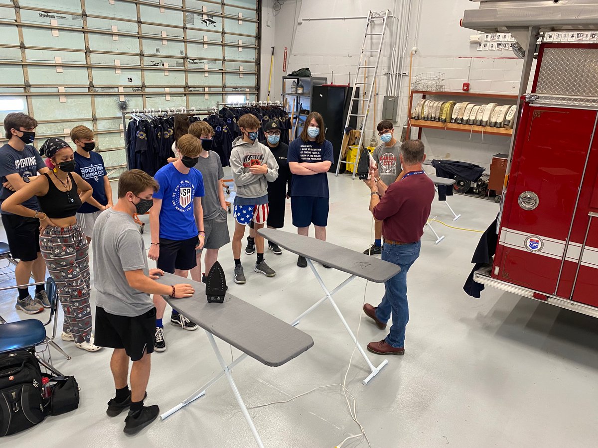 Life skills for Fire Science students @smsdblueeagle <a href="/theSMSD/">SM School District</a>