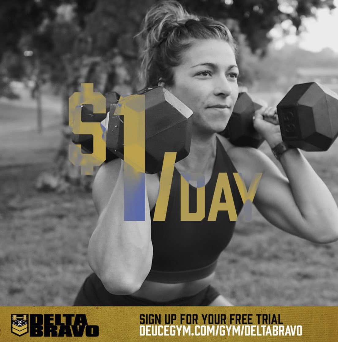 DEUCE_Gym's tweet photo. Train with us from anywhere in the world for just $1/day! 💵

Develop more strength &amp; conditioning than you have with years of a regular gym membership! 💪⏳

FREE Trial: https://t.co/WOyLZRMhlu https://t.co/224WiG1ea6